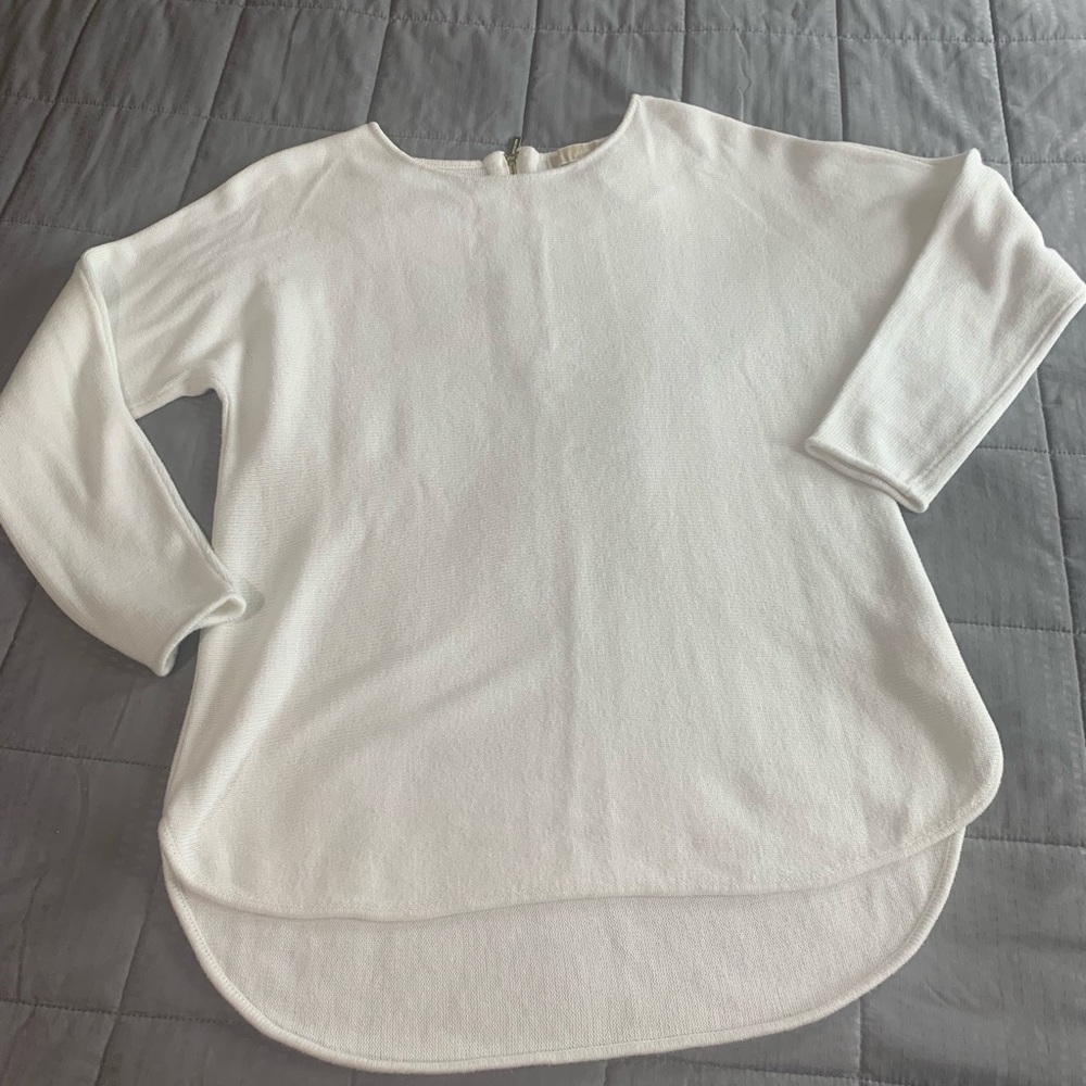 MICHAEL Michael Kors White Sweater Sz Lg